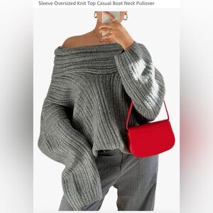 off the shoulder sweater